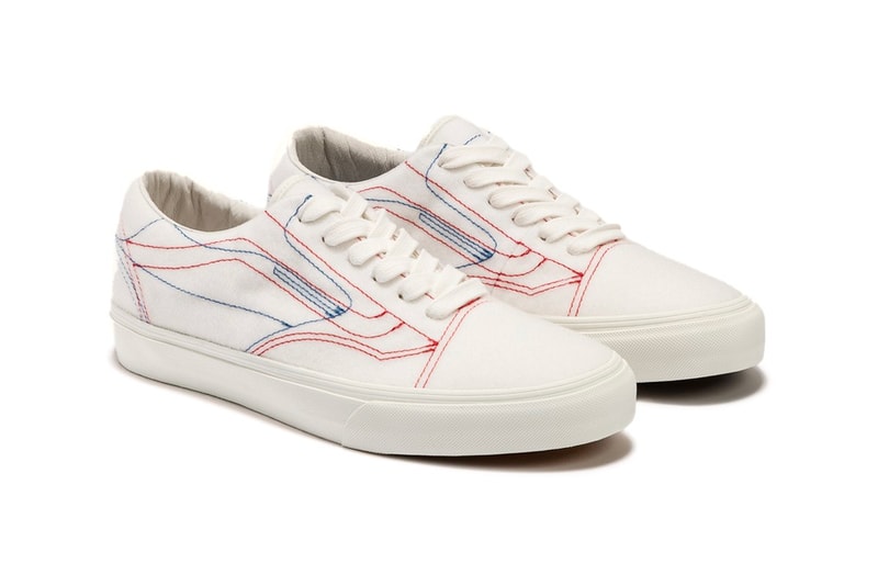 Vans x Taka Hayashi DIY VLT LX Release Info old skool sk8-hi (H&L) Marshmallow/Multicolor patches velcro 