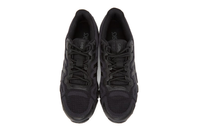 Asics Black GEL-Quantum 360 6 Sneakers Release  shoes footwear black monochrome kicks sneakers trainers running japan Japanese footwear Gel  