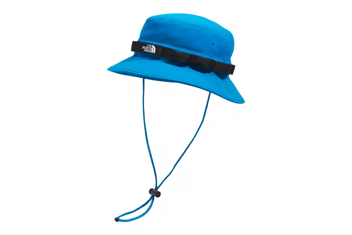 north face blue hat