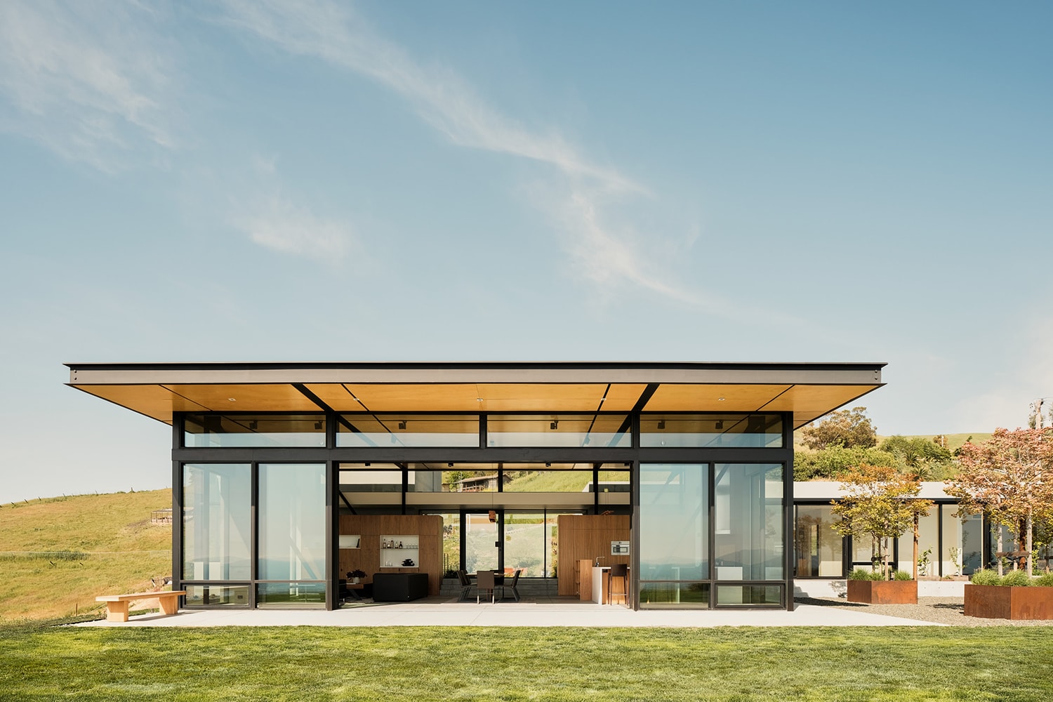 The Pavilion Home by Feldman Architecture san jose silicon valley california joe fletcher photographs info concrete design 
