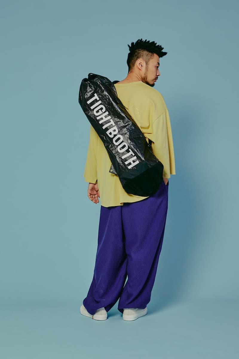 TIGHTBOOTH Summer 2020 Collection lookbook menswear streetwear ss20 graphics t shirts tees pants trousers bags shirts slacks button ups