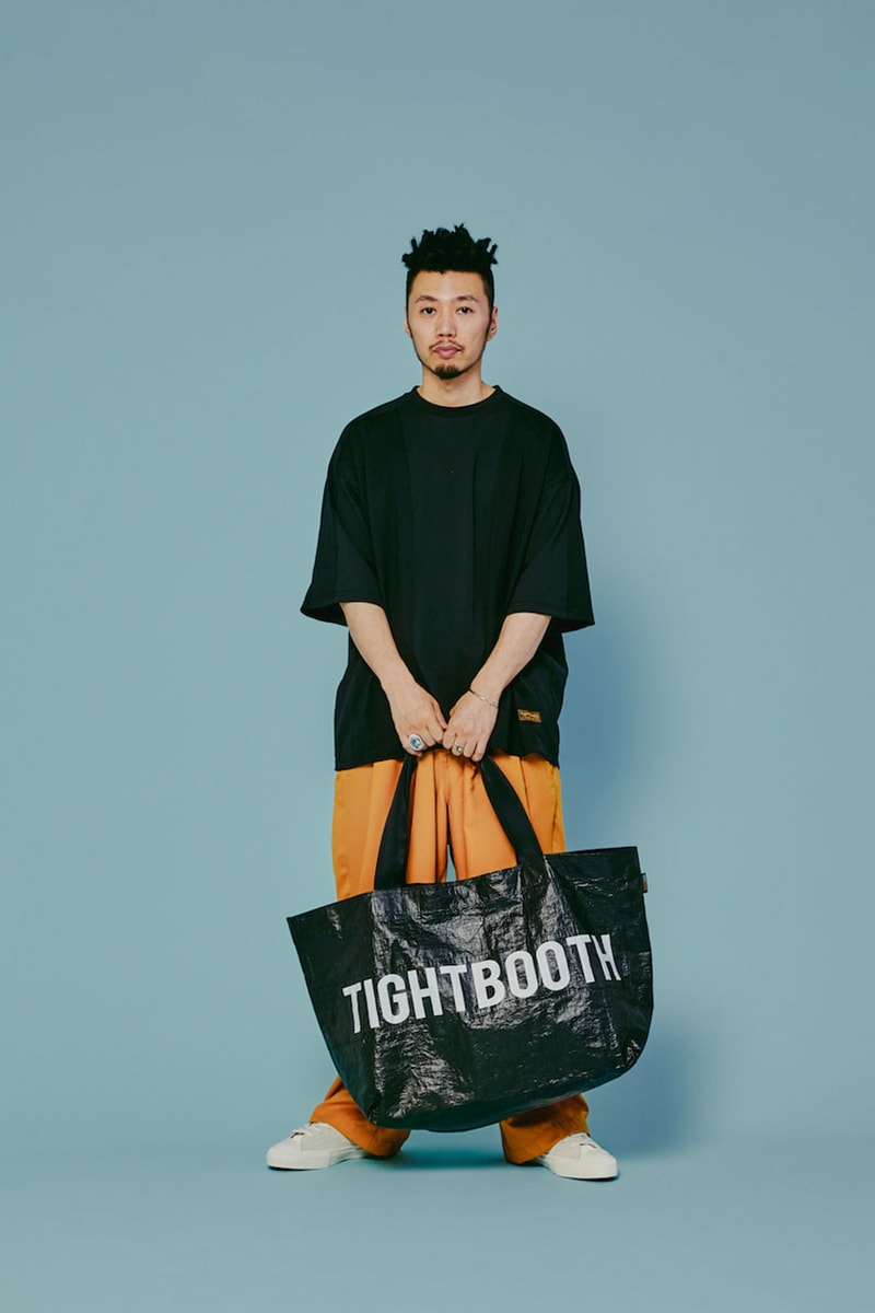 TIGHTBOOTH Summer 2020 Collection lookbook menswear streetwear ss20 graphics t shirts tees pants trousers bags shirts slacks button ups