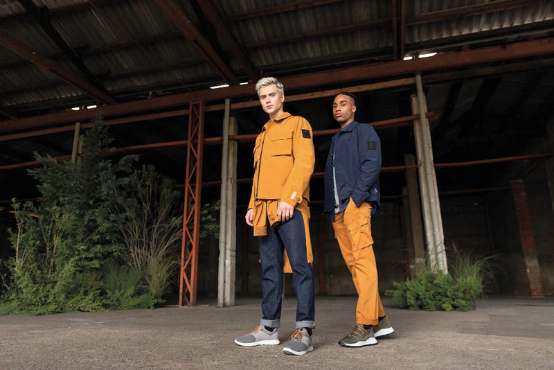 Timberland Recycled Workwear Collection ReBOTL Jackets Outerwear Brooklyn Super Sneakers Shoes Footwear Pants 