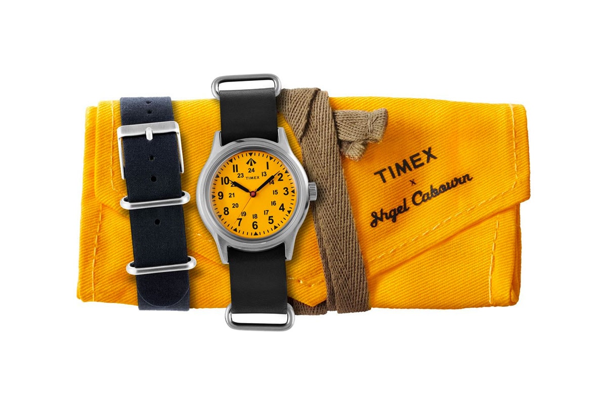 nigel cabourn timex survival watch raf inspired royal air force world war two vintage ventile fabric 