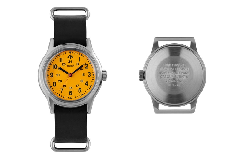 nigel cabourn timex survival watch raf inspired royal air force world war two vintage ventile fabric 