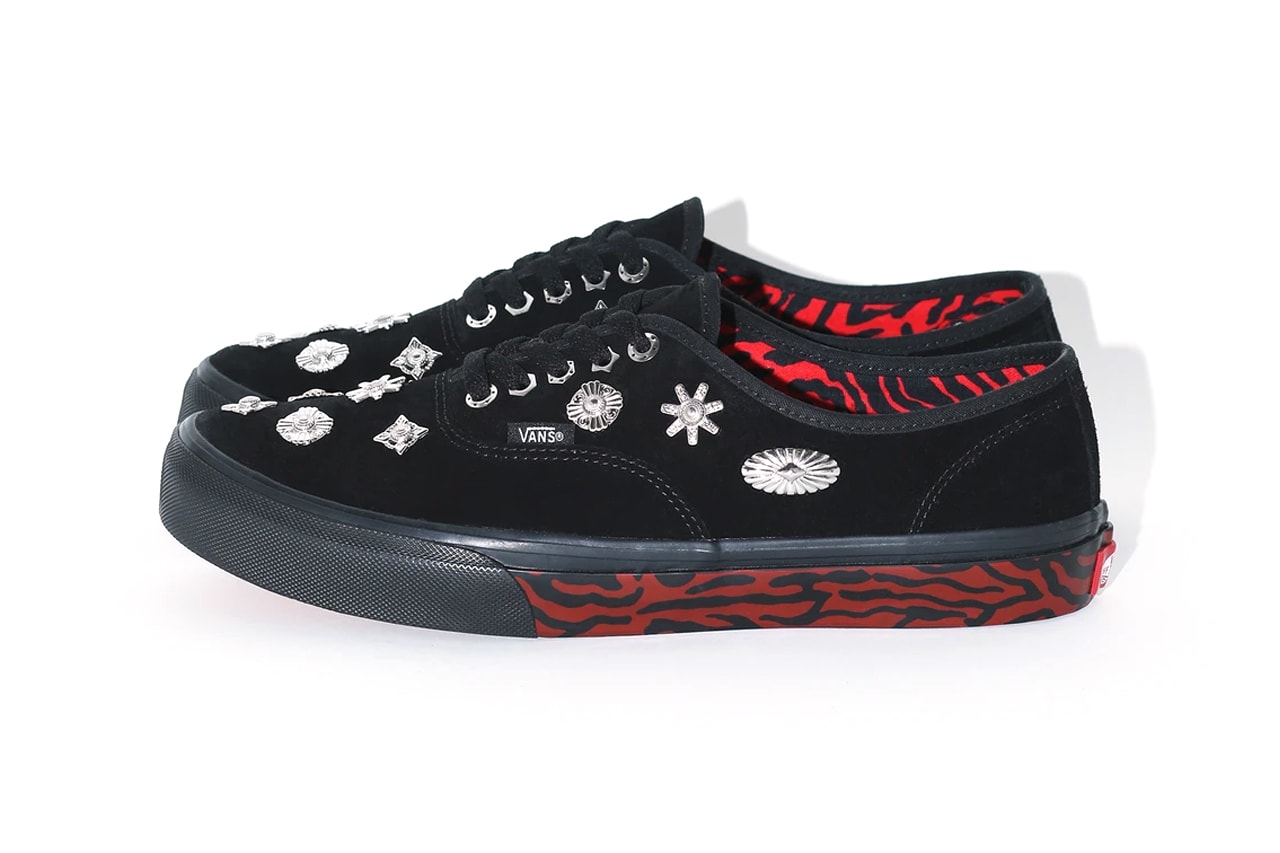 Vans Japan TOGA Authentic Metal Stud menswear streetwear spring summer 2020 collection footwear sneakers trainers runners shoes t shirts black red