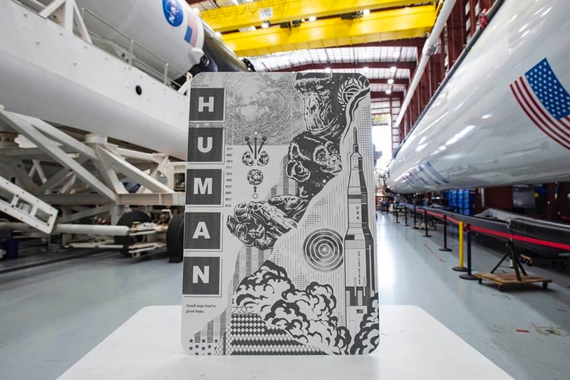 Tristan Eaton Indestructible Artwork SpaceX Crew Dragon elon musk nasa international space station iss 