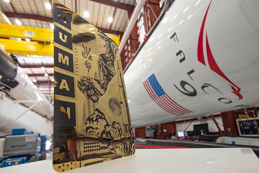 Tristan Eaton Indestructible Artwork SpaceX Crew Dragon elon musk nasa international space station iss 