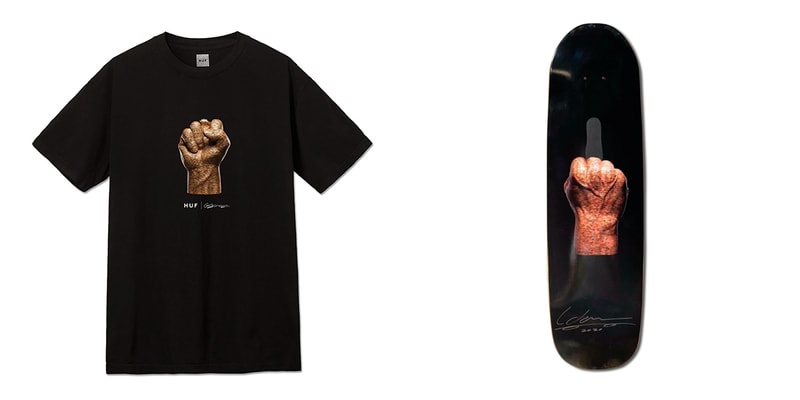 Haroshi HUF Justice T-shirt Release Skate Deck Auction Info Buy Price