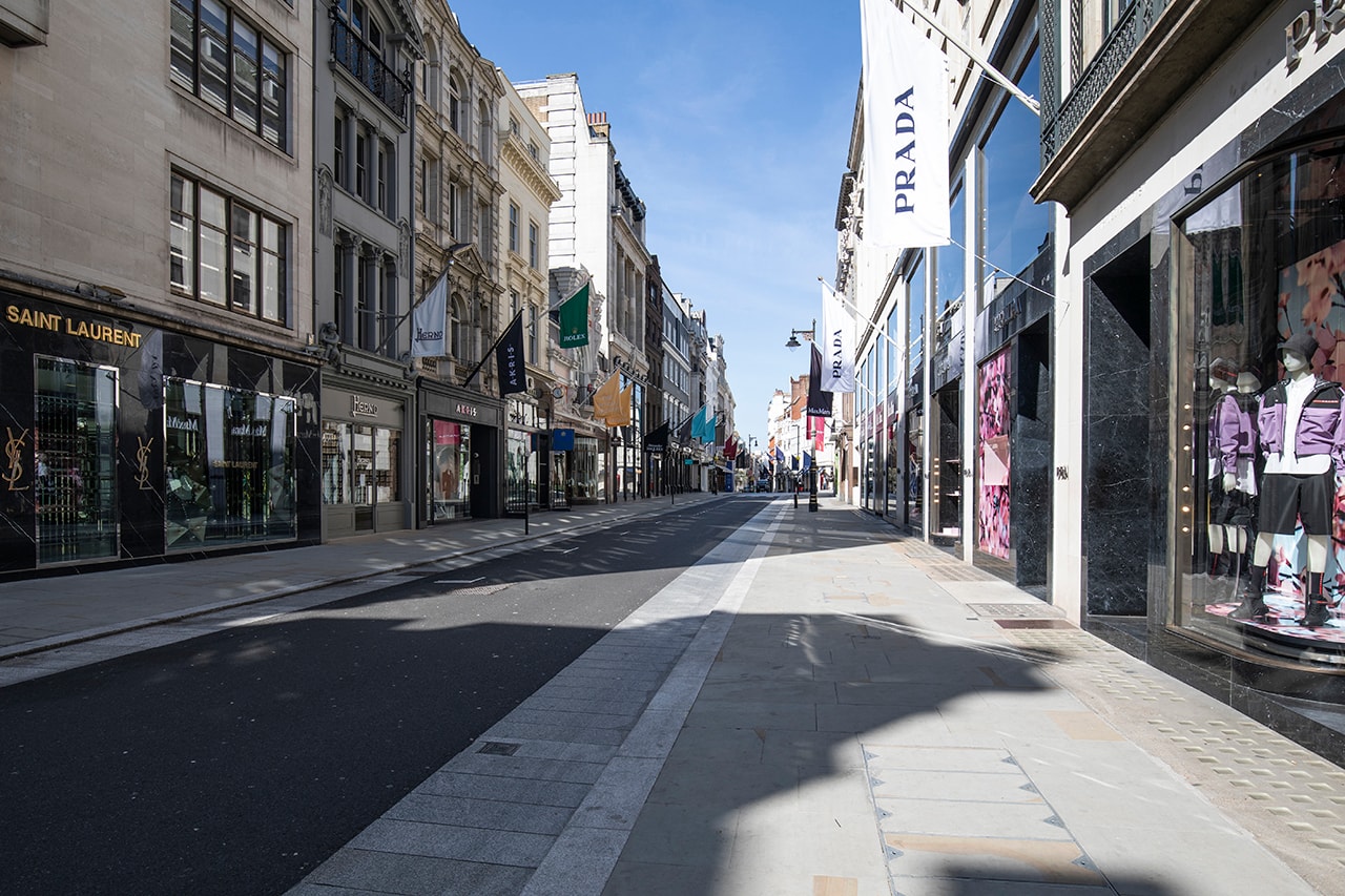 U.K. Stores Selfridges Harrods Supreme Palace Dover Street Market Opening Hours Reopening