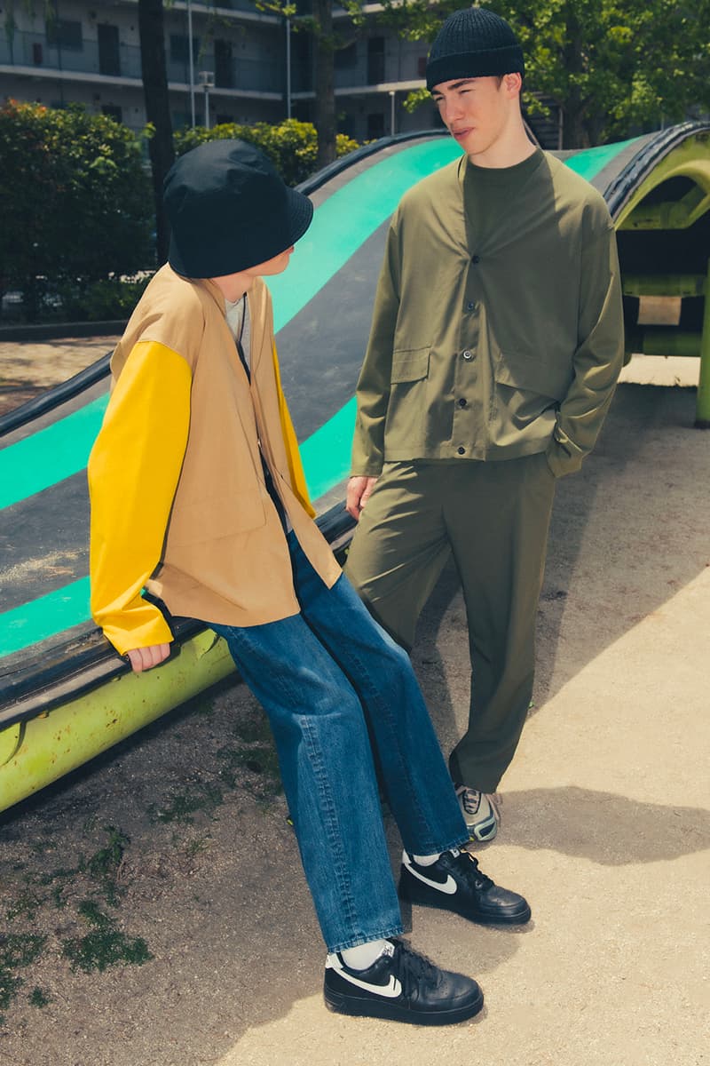 UNITED ARROWS SONS Spring Summer 2020 Lookbook menswear streetwear collection capsule japanese label t shirt tees pants khaki polo oversized denim pants