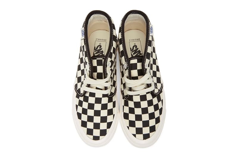 Vans Black White Check OG Sid Chukka lx Sneakers Release 202739M237011 202739M236007 ssense