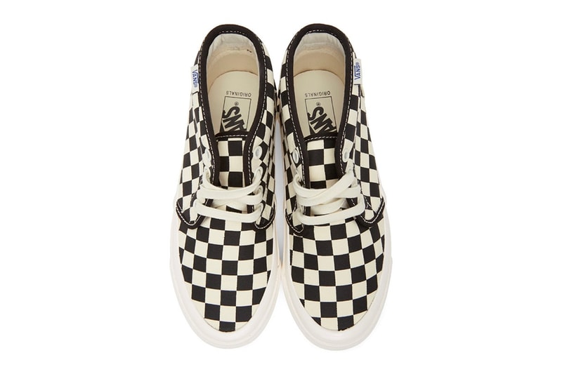 Vans Black White Check OG Sid Chukka lx Sneakers Release 202739M237011 202739M236007 ssense