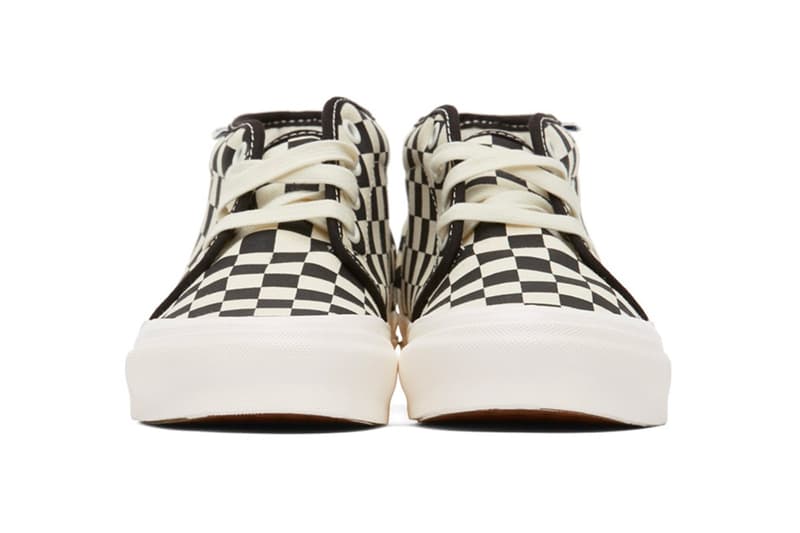 Vans Black White Check OG Sid Chukka lx Sneakers Release 202739M237011 202739M236007 ssense