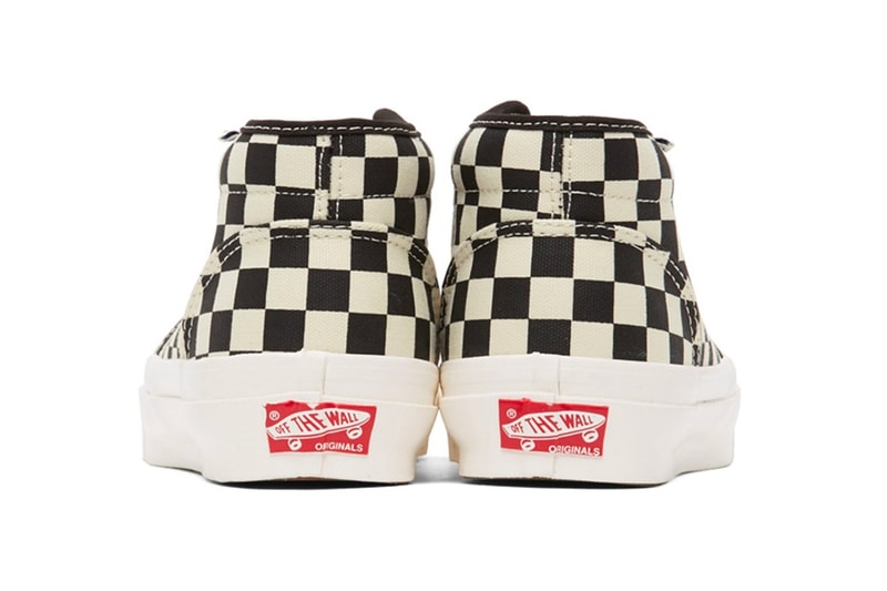 Vans Black White Check OG Sid Chukka lx Sneakers Release 202739M237011 202739M236007 ssense
