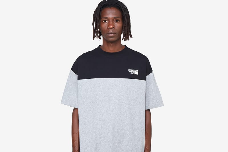 Vetements' Contrast-Panel Logo T-Shirt Draws Inspiration from The North Face