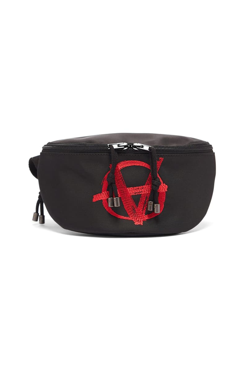 Vetements Reflector Haute Couture-print nylon Anarchy embroidered-logo belt bag MatchesFashion.Com Guram Gvasalia Bum Bags 1369912 1369913