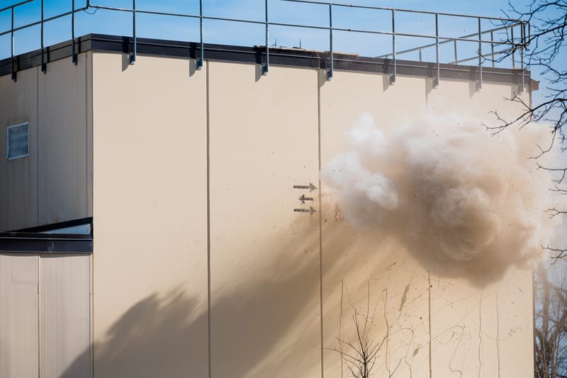 Vhils Inaugurates The Momentary Art Space With 'Planck' Explosion Project