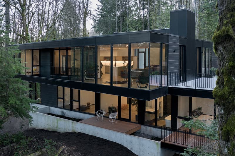 William / Kaven Architecture's Royal House Sits Elevated in Portland’s Forest Park luxury homes design projects nature