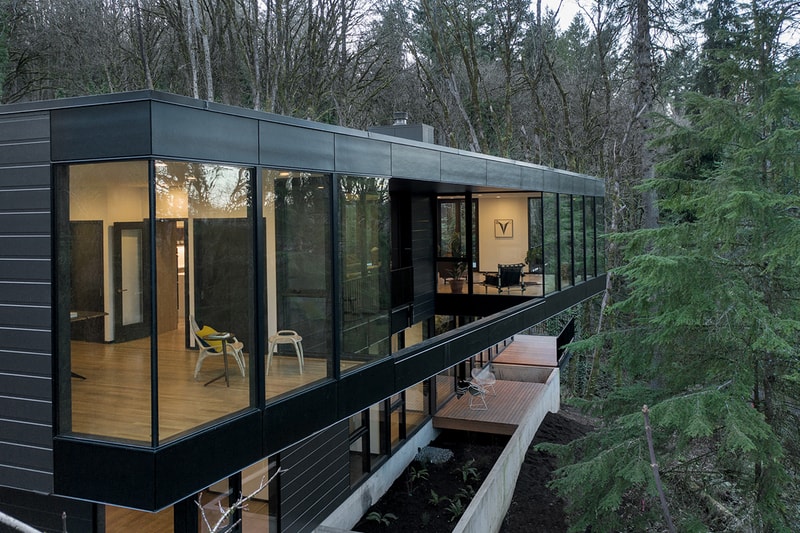 William / Kaven Architecture's Royal House Sits Elevated in Portland’s Forest Park luxury homes design projects nature 