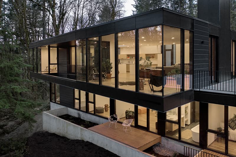 William / Kaven Architecture's Royal House Sits Elevated in Portland’s Forest Park luxury homes design projects nature