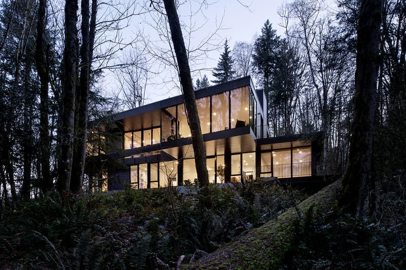 William / Kaven Architecture's Royal House Sits Elevated in Portland’s Forest Park luxury homes design projects nature
