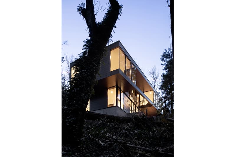 William / Kaven Architecture's Royal House Sits Elevated in Portland’s Forest Park luxury homes design projects nature