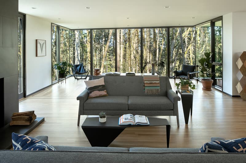 William / Kaven Architecture's Royal House Sits Elevated in Portland’s Forest Park luxury homes design projects nature 