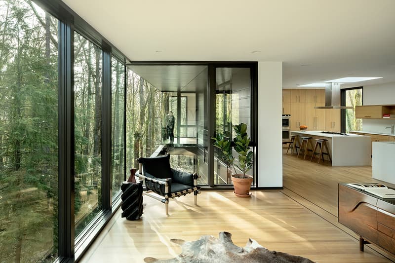 William / Kaven Architecture's Royal House Sits Elevated in Portland’s Forest Park luxury homes design projects nature
