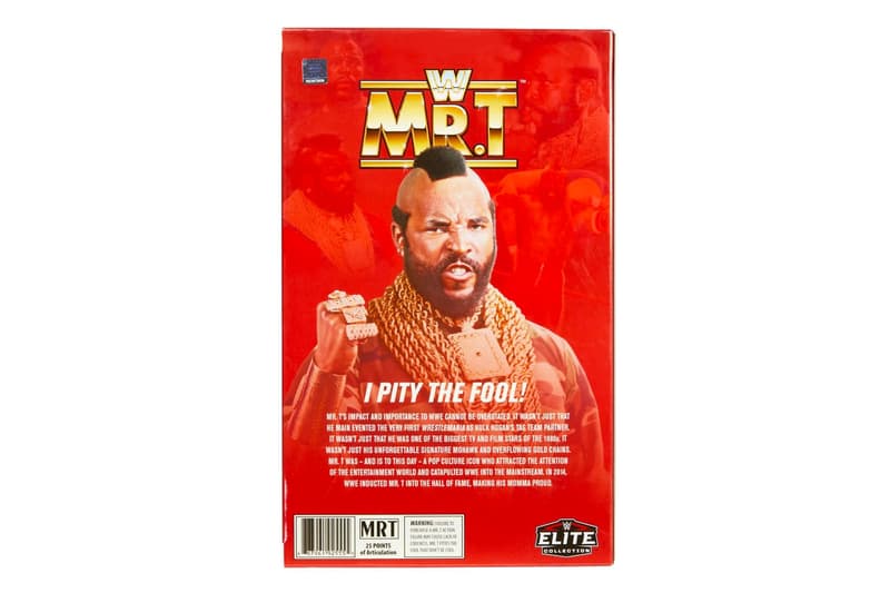 WWE Mr. T Elite Mattel Action Figure  2020 san Diego Comic Con A-Team WWF WWE wrestling action figures toys 