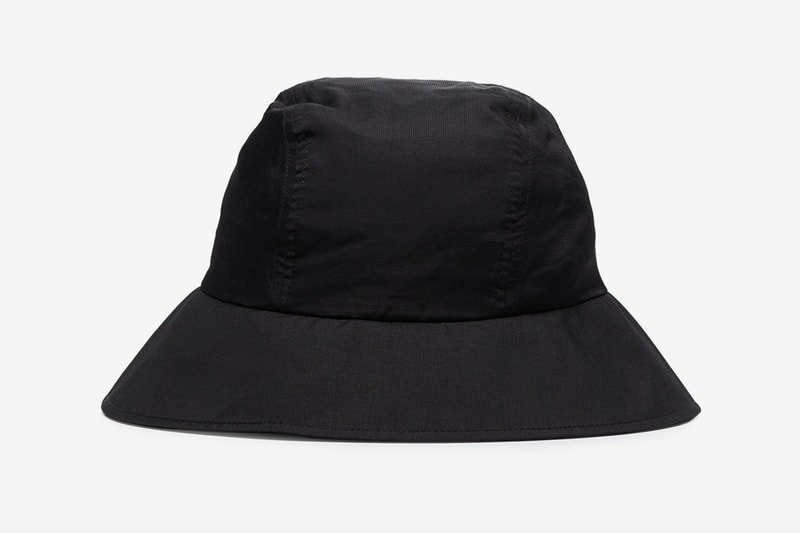 Y-3 Black Strap Detail Bucket Hat Yohji Yamamoto Hats Bucket Hats headwear monochrome Japanese Designers sports y3 