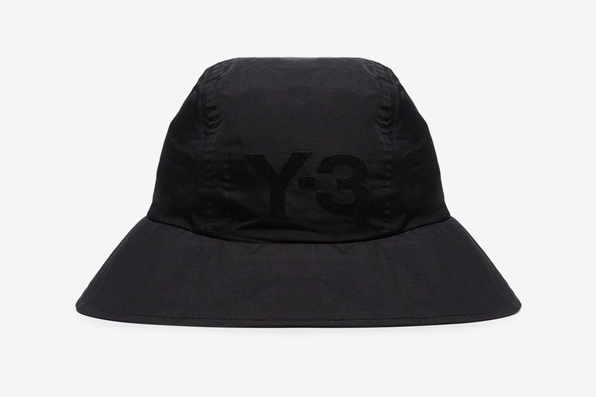 Y-3 Black Strap Detail Bucket Hat 