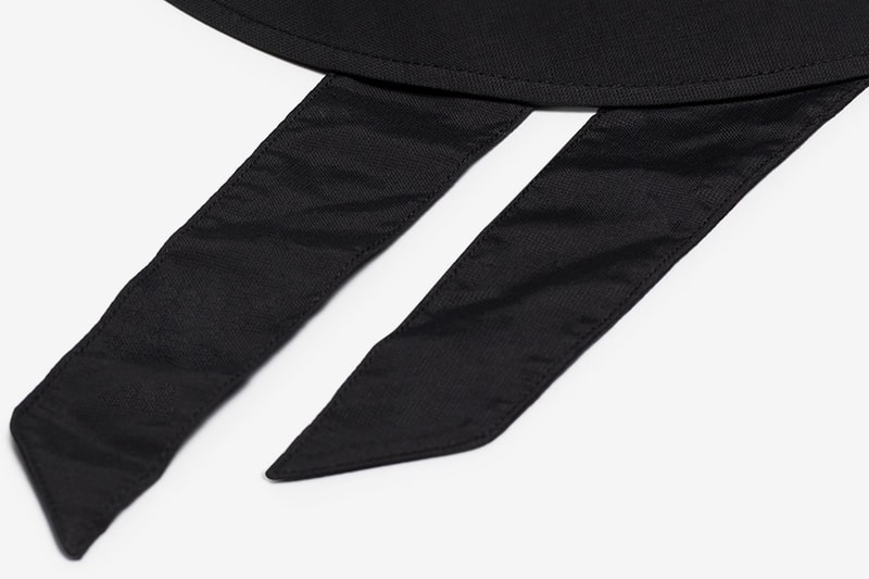 Y-3 Black Strap Detail Bucket Hat Yohji Yamamoto Hats Bucket Hats headwear monochrome Japanese Designers sports y3 