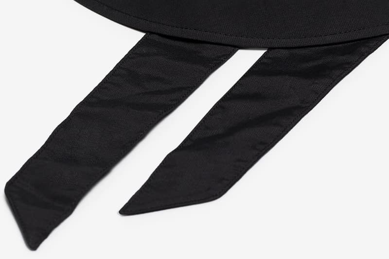 Y-3 Black Strap Detail Bucket Hat Yohji Yamamoto Hats Bucket Hats headwear monochrome Japanese Designers sports y3