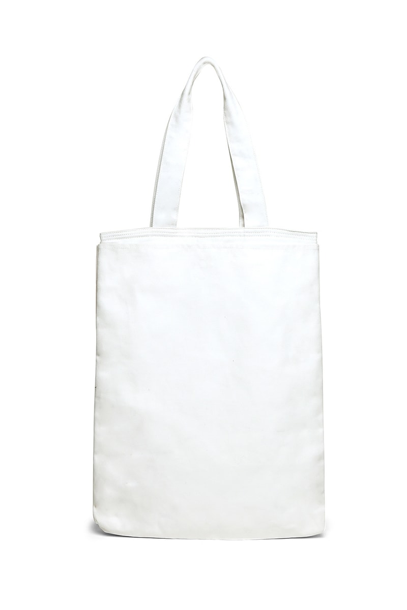 Y-3 Graphic Tote Bag in White Pre-Order September 2020 Shipping Release Information Closer Look Totes Bags LN-CC Designer Carrying Option Shoulder Laptop Large adidas The Brand With the Three Stripes