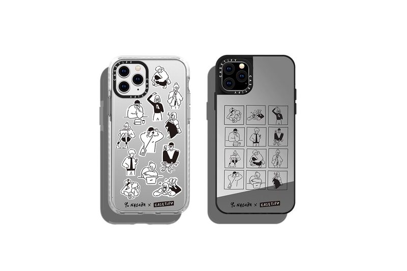 CASETiFY Signs Yu Nagaba Quirky Illustrations drawings depictions iphone case airpod accessories macbook stickers wireless chargers 