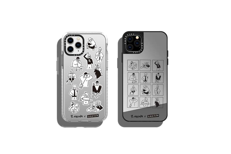 CASETiFY Signs Yu Nagaba Quirky Illustrations drawings depictions iphone case airpod accessories macbook stickers wireless chargers