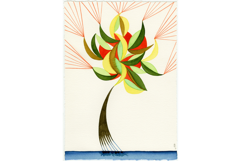 Yuri Shimojo Presents Whimsical Watercolor Paintings of "Home Sweet Home"