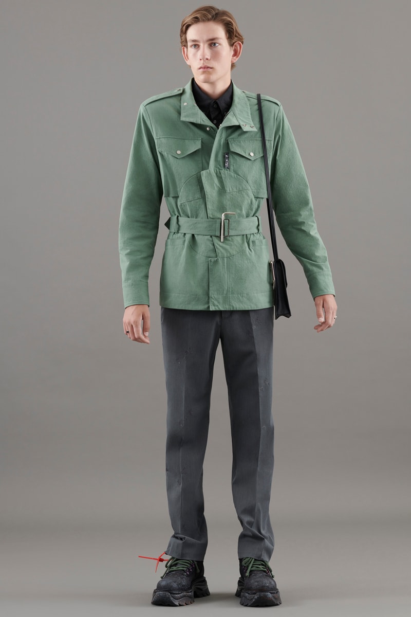 Off-White™ Spring/Summer 2021 Men's Pre-Collection "What Stars Are You Under?" Lookbook Pointy Toe Boots Glow Sneakers Accessories Virgil Ablol Streetwear Luxury Hype Heat Clothing Tailoring