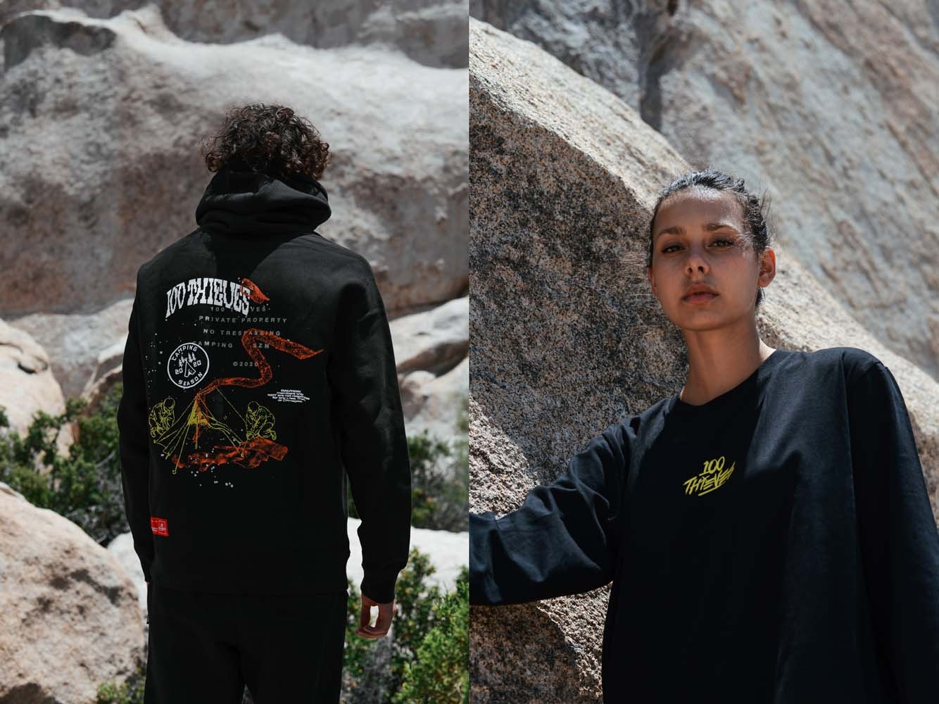 100 Thieves No Camping Collection Lookbook