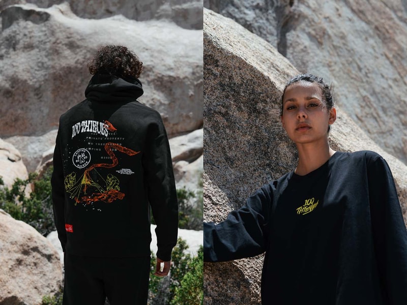 100 Thieves No Camping Collection Lookbook