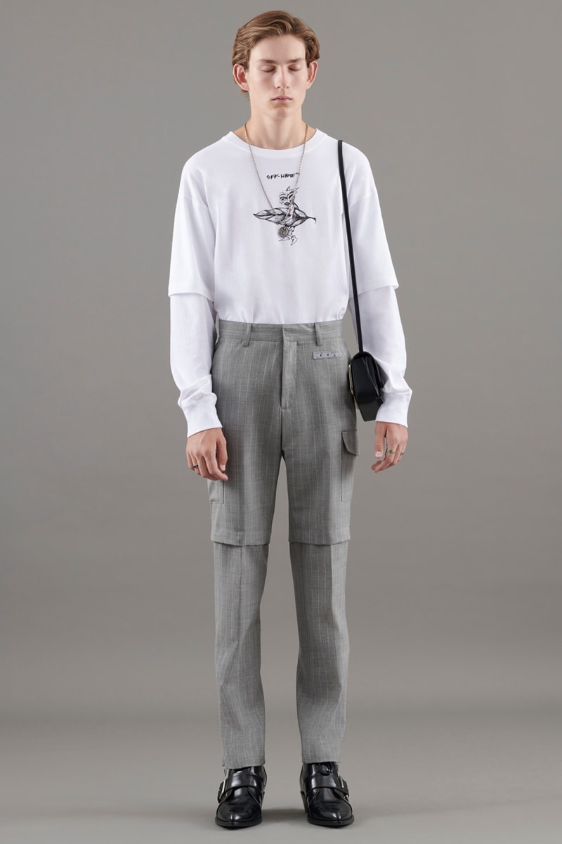 Off-White™ Spring/Summer 2021 Men's Pre-Collection "What Stars Are You Under?" Lookbook Pointy Toe Boots Glow Sneakers Accessories Virgil Ablol Streetwear Luxury Hype Heat Clothing Tailoring
