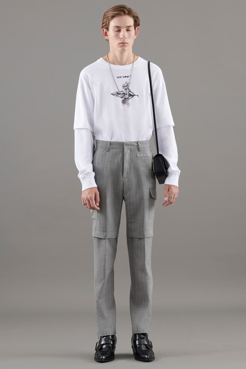 Off-White™ Spring/Summer 2021 Men's Pre-Collection "What Stars Are You Under?" Lookbook Pointy Toe Boots Glow Sneakers Accessories Virgil Ablol Streetwear Luxury Hype Heat Clothing Tailoring