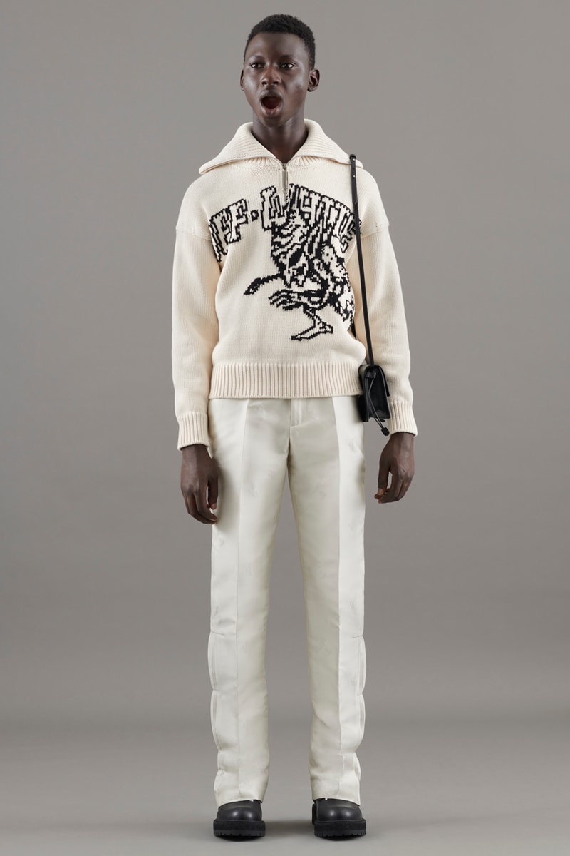 Off-White™ Spring/Summer 2021 Men's Pre-Collection "What Stars Are You Under?" Lookbook Pointy Toe Boots Glow Sneakers Accessories Virgil Ablol Streetwear Luxury Hype Heat Clothing Tailoring