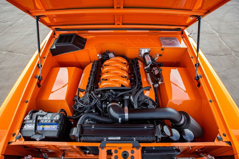 1974 Ford Bronco For Sale Auction SUV Classic Car 4x4 Velocity 5.0 Liter Coyote Crate Engine Wilwood Custom Orange Body Kit Custom Built Vintage $300,000 USD