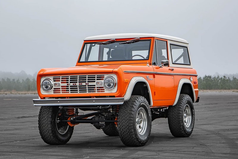 1974 Ford Bronco For Sale Auction SUV Classic Car 4x4 Velocity 5.0 Liter Coyote Crate Engine Wilwood Custom Orange Body Kit Custom Built Vintage $300,000 USD