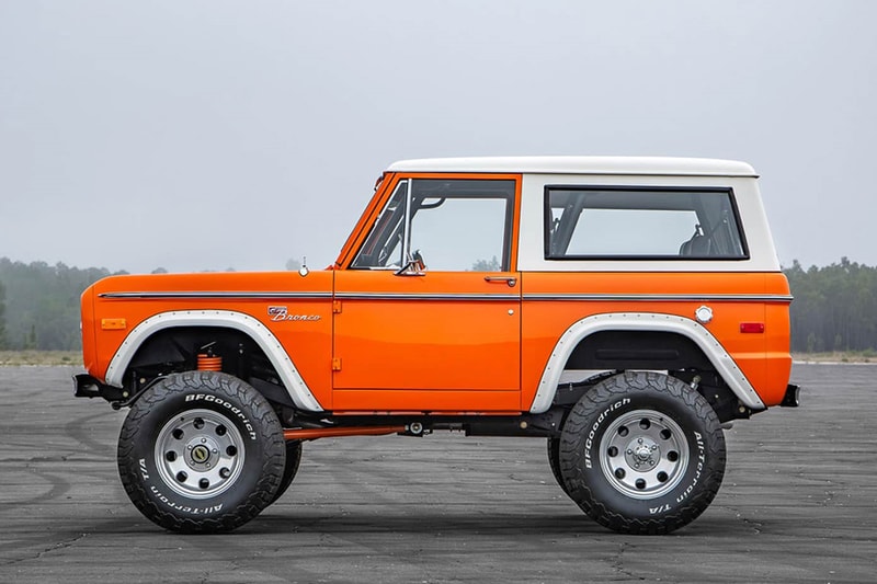 1974 Ford Bronco For Sale Auction SUV Classic Car 4x4 Velocity 5.0 Liter Coyote Crate Engine Wilwood Custom Orange Body Kit Custom Built Vintage $300,000 USD