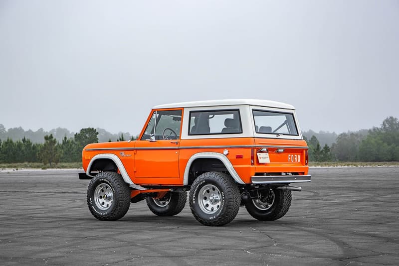 1974 Ford Bronco For Sale Auction SUV Classic Car 4x4 Velocity 5.0 Liter Coyote Crate Engine Wilwood Custom Orange Body Kit Custom Built Vintage $300,000 USD