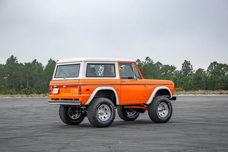 1974 Ford Bronco For Sale Auction SUV Classic Car 4x4 Velocity 5.0 Liter Coyote Crate Engine Wilwood Custom Orange Body Kit Custom Built Vintage $300,000 USD
