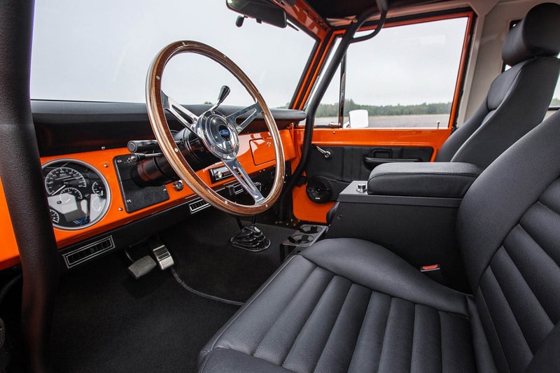 1974 Ford Bronco For Sale Auction SUV Classic Car 4x4 Velocity 5.0 Liter Coyote Crate Engine Wilwood Custom Orange Body Kit Custom Built Vintage $300,000 USD